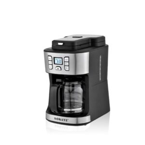 محضرة قهوة امريكان مع مطحنة نوع سوكاني (2 في 1)